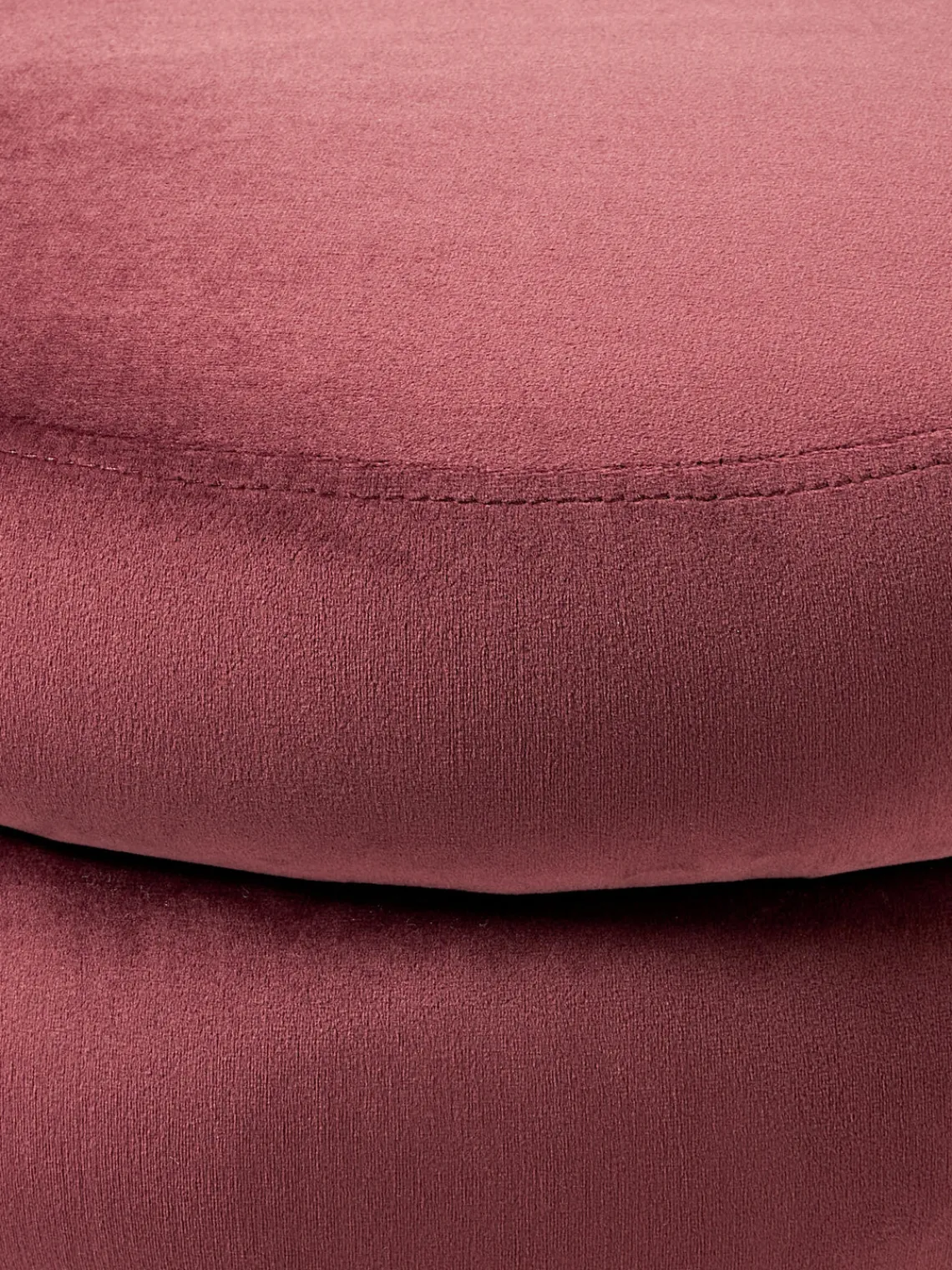 Bancos|Bancos>Westwing Collection Banco tapizado en terciopelo con espacio de almacenaje Alto Terciopelo rojo vino