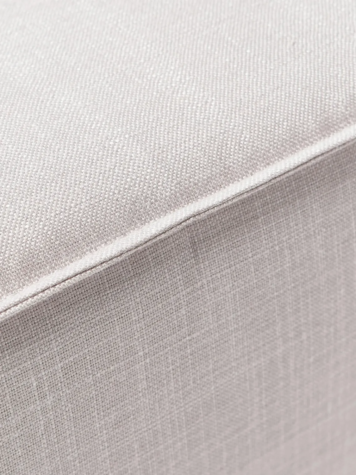 Bancos|Bancos>Westwing Collection Banco tapizado Sanja Tejido blanco crema