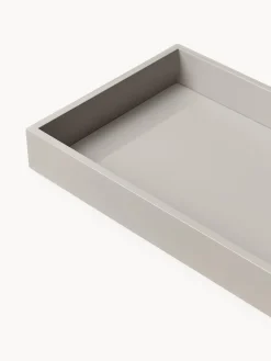 Jarrones|Bandejas Decorativas></noscript>Westwing Collection Bandeja brillante Hayley, 33 cm Gris claro
