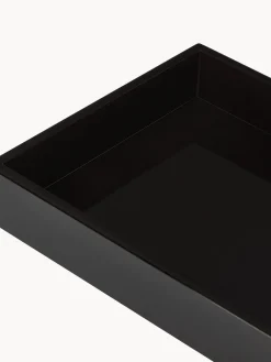 Jarrones|Bandejas Decorativas></noscript>Westwing Collection Bandeja brillante Hayley, 33 cm Negro