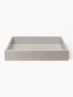Jarrones|Bandejas Decorativas></noscript>Westwing Collection Bandeja brillante Hayley, 30 cm Gris claro