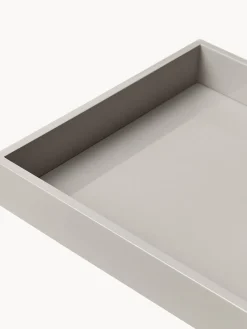 Jarrones|Bandejas Decorativas></noscript>Westwing Collection Bandeja brillante Hayley, 30 cm Gris claro