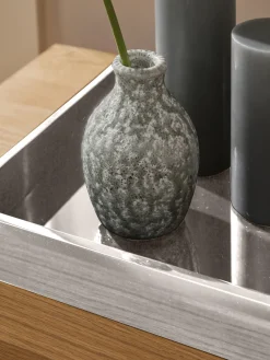 Jarrones|Bandejas Decorativas></noscript>Westwing Collection Bandeja brillante Hayley, 30 cm Gris claro