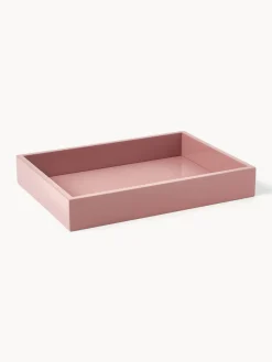 Jarrones|Bandejas Decorativas>Westwing Collection Bandeja brillante Hayley, 33 cm Rosa oscuro