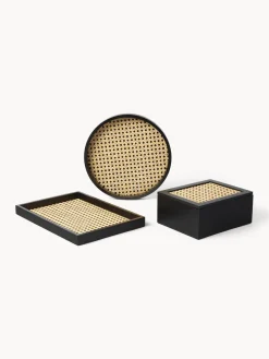 Outlet Bandeja con tejido vienés Carina Jarrones|Bandejas Decorativas