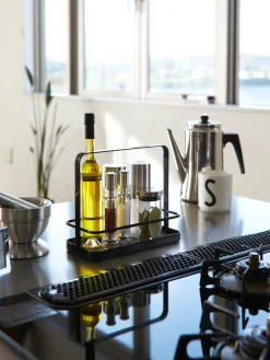 Almacenaje De Cocina></noscript>Yamazaki Bandeja de cocina Tower Negro