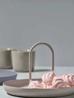 Bandejas|Vajillas Completas>Zone Denmark Bandeja de servir Singles Warm Grey con asa Gris