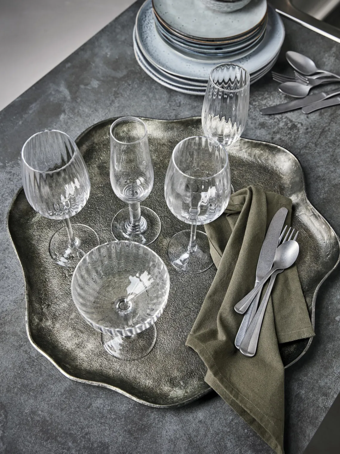 New Bandeja decorativa artesanal Talas Jarrones|Bandejas Decorativas