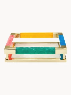 Bandeja decorativa artesanal Mustique Bandejas Decorativas|Jarrones