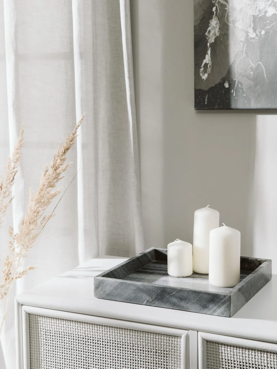 Jarrones|Bandejas Decorativas>Westwing Collection Bandeja decorativa de mármol Venice Mármol gris