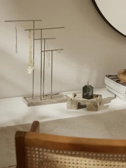 Jarrones|Bandejas Decorativas>Westwing Collection Bandeja decorativa de mármol Knud Mármol beige claro