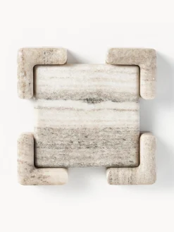 Jarrones|Bandejas Decorativas></noscript>Westwing Collection Bandeja decorativa de mármol Knud Mármol beige claro