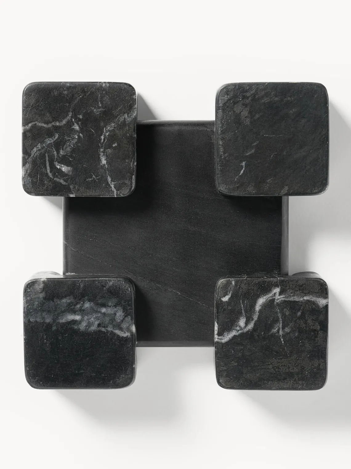 Jarrones|Bandejas Decorativas>Westwing Collection Bandeja decorativa de mármol Knud Mármol negro