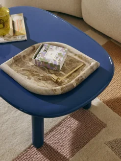 Bandejas Decorativas|Jarrones>Westwing Collection Bandeja decorativa de mármol Maba Mármol beige y beige claro