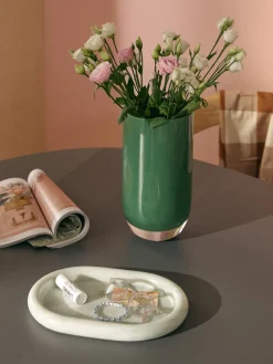 Online Bandeja decorativa de mármol Maba Jarrones|Bandejas Decorativas