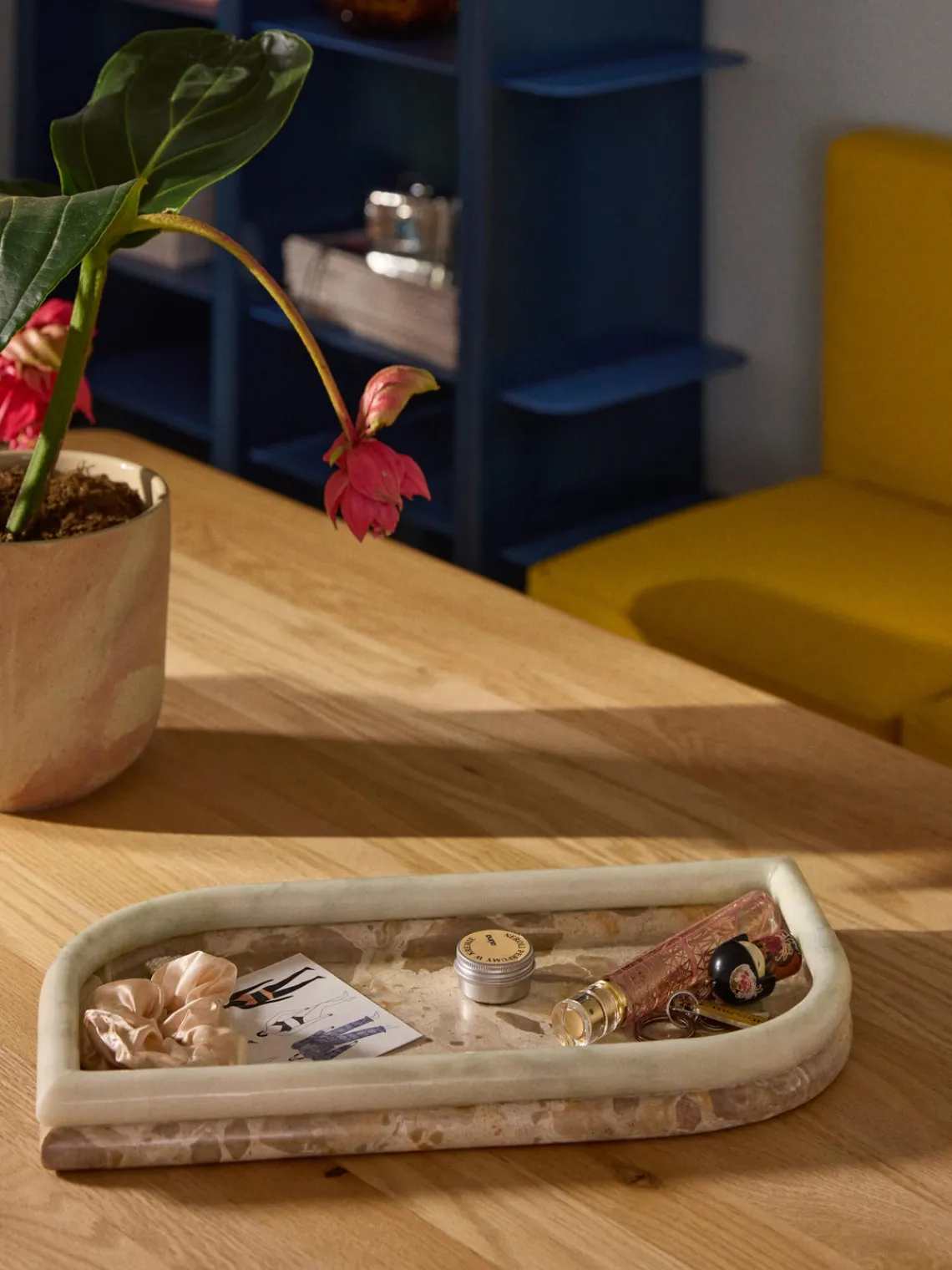 Sale Bandeja decorativa de mármol Maba Jarrones|Bandejas Decorativas