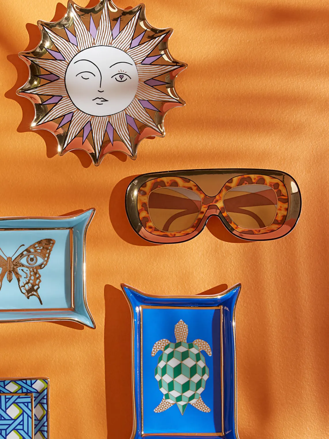 Online Bandeja decorativa de porcelana Shades Bandejas Decorativas|Jarrones