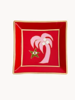 Bandeja decorativa de porcelana Playa Bandejas Decorativas|Jarrones