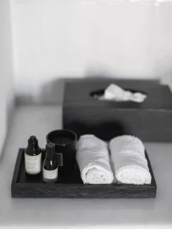 Clearance Bandeja decorativa en look pizarra Slate Accesorios De Baño|Jarrones