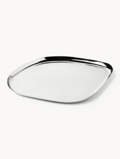 Jarrones|Bandejas Decorativas>Westwing Collection Bandeja decorativa grande Aria Plateado