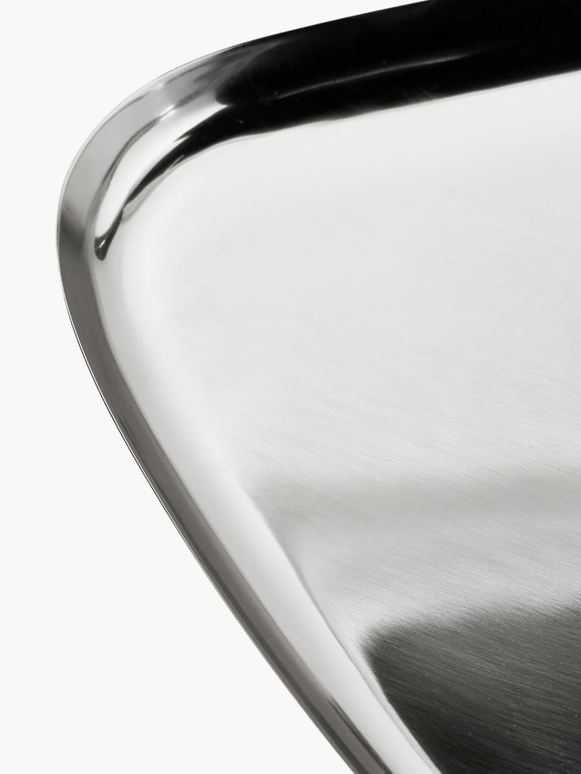 Jarrones|Bandejas Decorativas>Westwing Collection Bandeja decorativa grande Aria Plateado