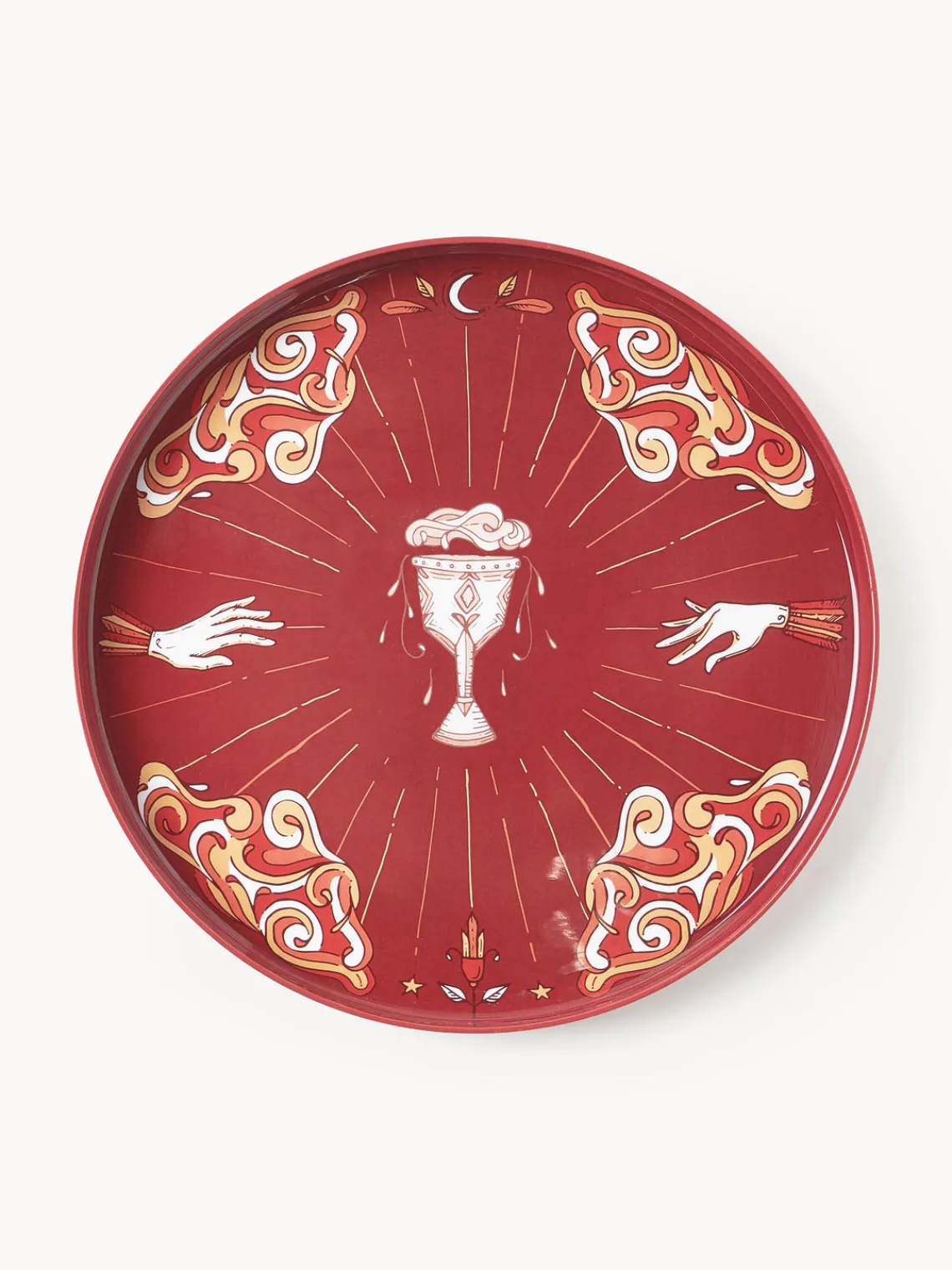 Bandejas Decorativas|Jarrones>Westwing Collection Bandeja decorativa Mystic, Ø 22 cm