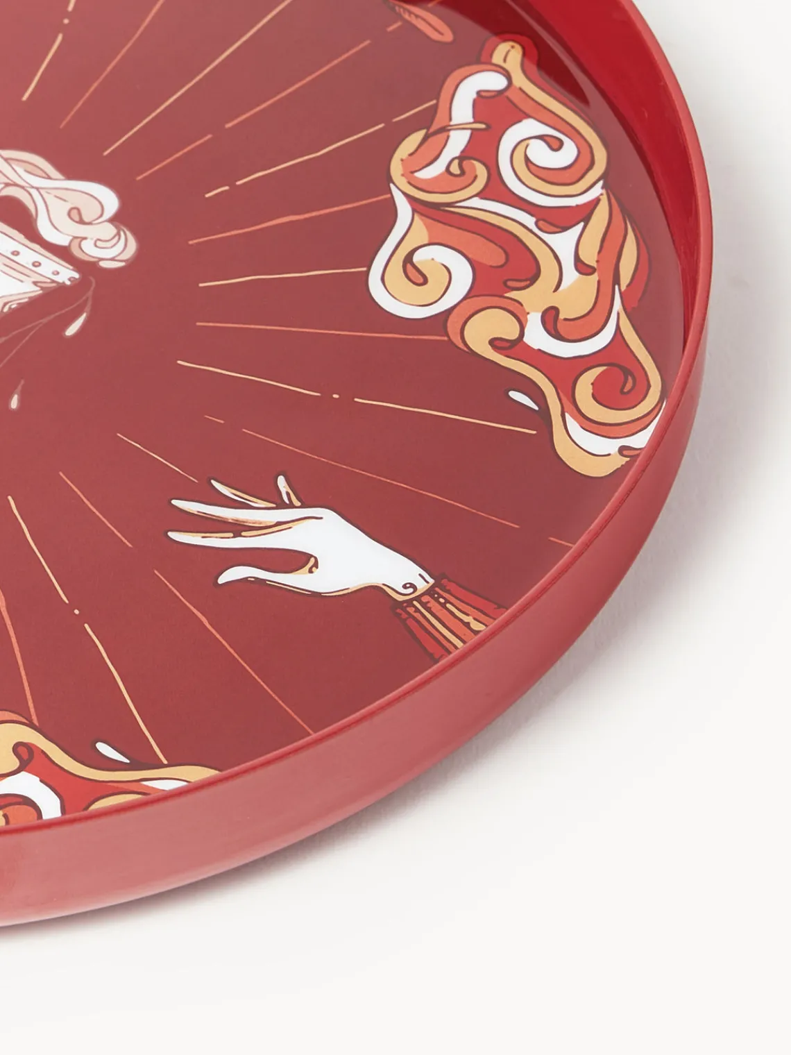 Bandejas Decorativas|Jarrones>Westwing Collection Bandeja decorativa Mystic, Ø 22 cm