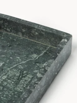 Jarrones|Bandejas Decorativas></noscript>Westwing Collection Bandeja decorativa pequeña de mármol Venice Mármol verde oscuro