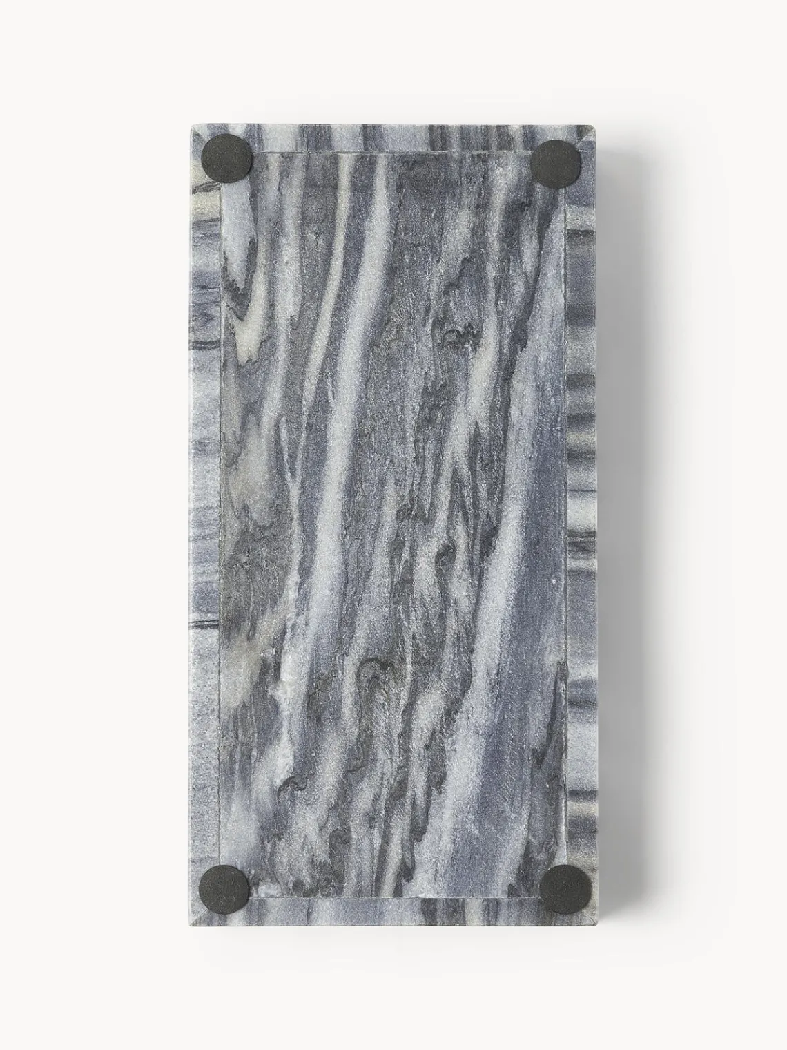 Jarrones|Bandejas Decorativas>Westwing Collection Bandeja decorativa pequeña de mármol Venice Mármol gris