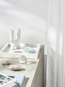 Best Bandeja decorativa pequeña de mármol Venice Jarrones|Bandejas Decorativas