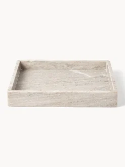 Jarrones|Bandejas Decorativas></noscript>Westwing Collection Bandeja decorativa pequeña de mármol Venice Mármol beige
