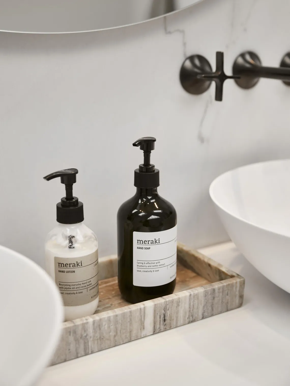 Jarrones|Bandejas Decorativas>Westwing Collection Bandeja decorativa pequeña de mármol Venice Mármol beige