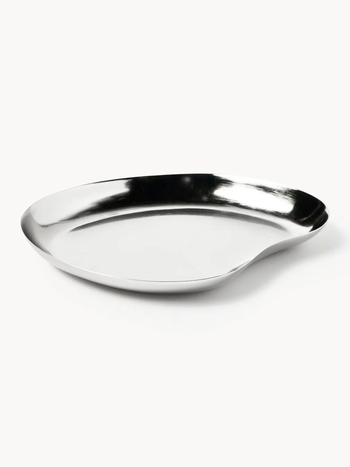 Bandejas Decorativas|Jarrones>Westwing Collection Bandeja decorativa pequeña Aria Plateado