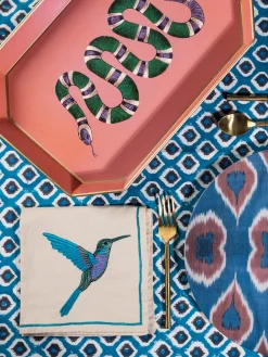 Sale Bandeja decorativa pintada a mano Flora Bandejas Decorativas|Jarrones