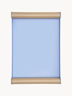 Bandejas Decorativas|Jarrones></noscript>DESIGN LETTERS Bandeja decorativa Ray, 30 x 21 cm Azul claro, beige