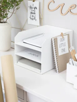 Material De Oficina|Material De Oficina>Bigso Box of Sweden Bandeja para cartas Trey Blanco