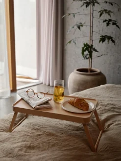 Best Bandeja plegable de madera de fresno Inu Bandejas|Vajillas Completas