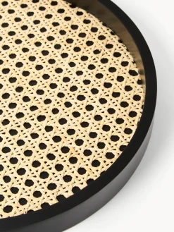 Discount Bandeja redonda con tejido vienés Carina Jarrones|Bandejas Decorativas