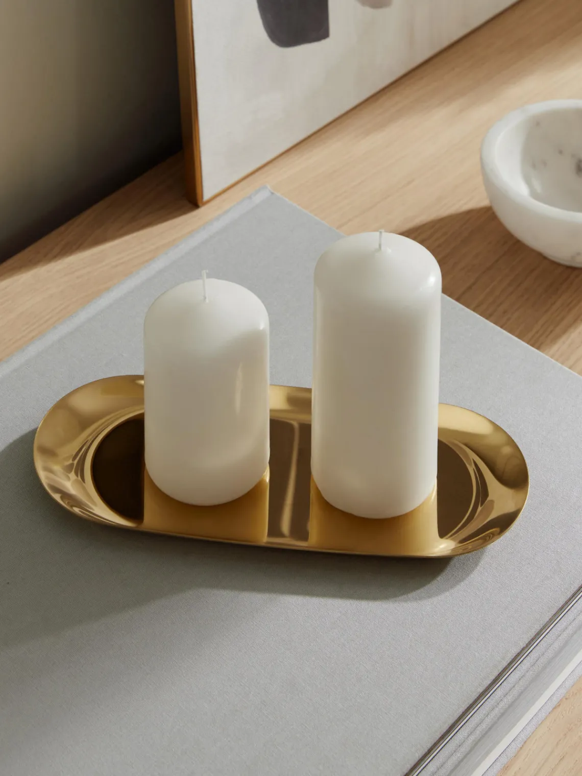 Bandejas Decorativas|Jarrones>Westwing Collection Bandeja redonda decorativa Samu