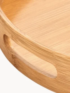 Best Bandeja redondas de bambú Ambo Bandejas|Vajillas Completas