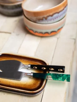 Sale Bandejas artesanales de gres 70's, 2 uds. Bandejas|Vajillas Completas