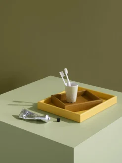 Bandejas Decorativas|Jarrones>Montana Furniture Bandejas decorativas Arrange, 2 uds. Ocre, marrón