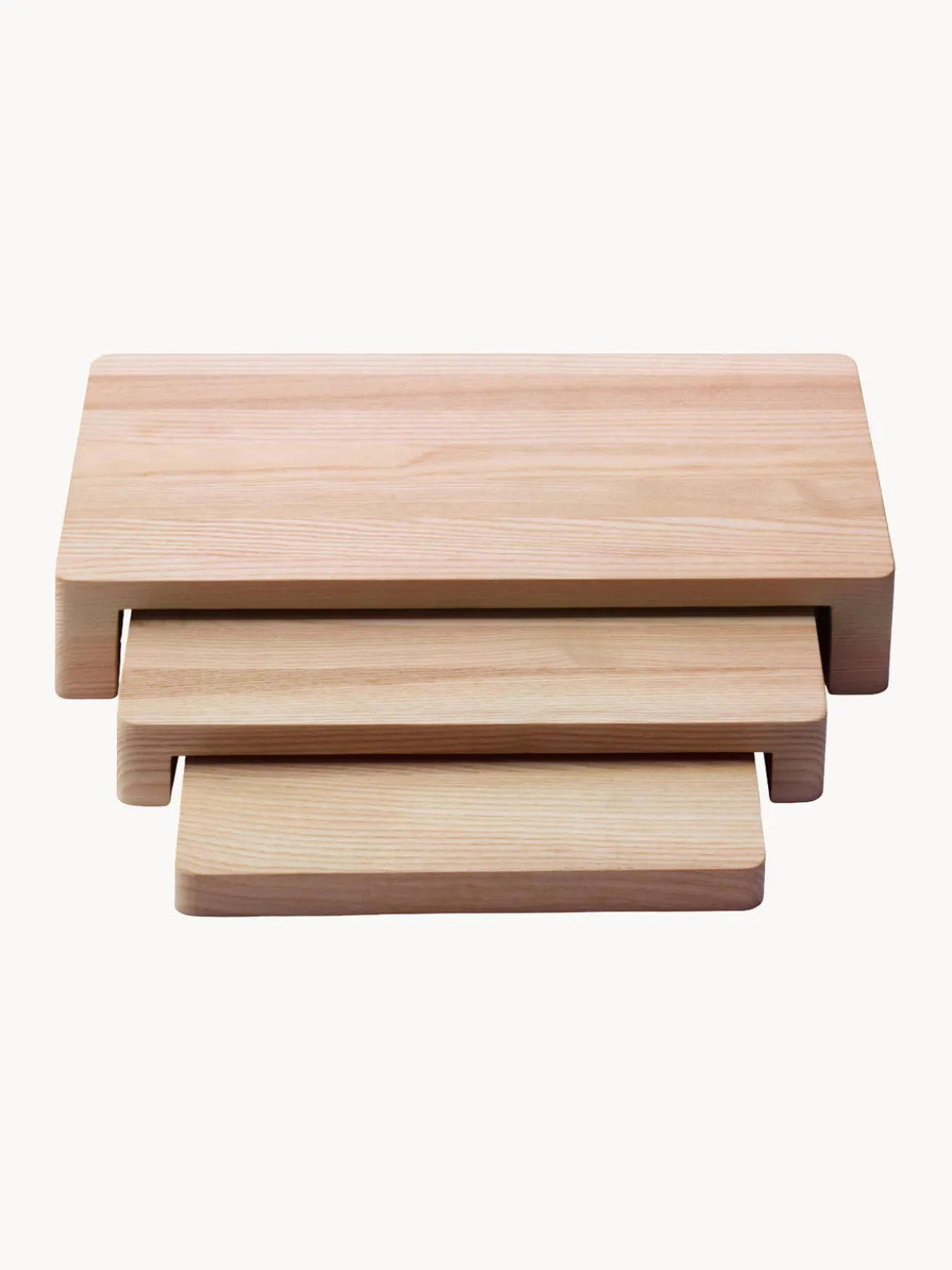 Cuencos Y Platos De Servir|Vajillas Completas>Lsa International Bandejas para servir artesanales de madera de fresno Collective, 3 uds.