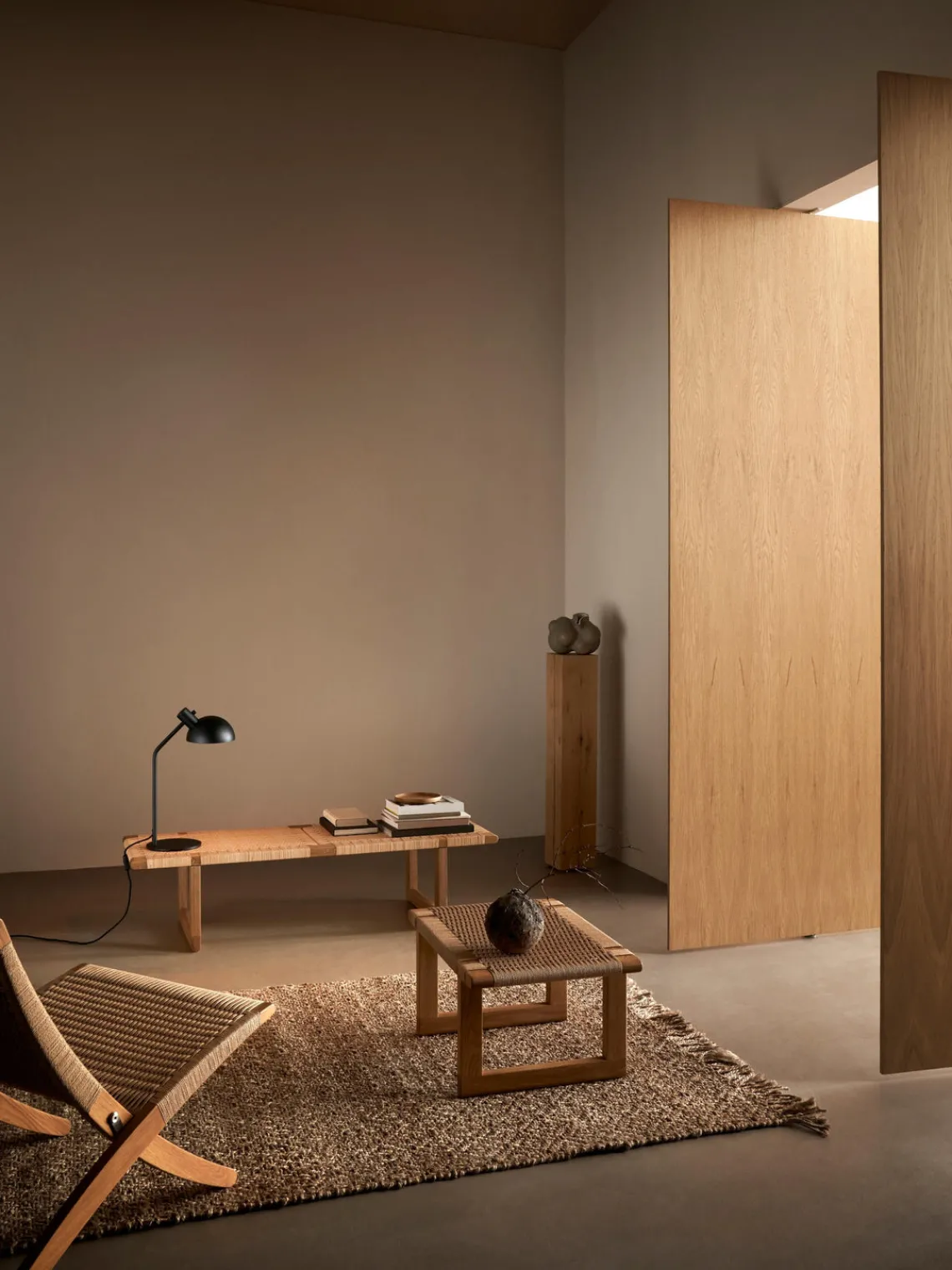 Bancos|Bancos>Carl Hansen & Søn Bando con asiento tejido a mano BH0489