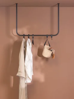 Percheros De Pie|Percheros De Pie>Metallbude Barra de metal artesanal Enio Negro