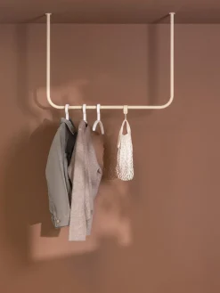 Percheros De Pie|Percheros De Pie>Metallbude Barra de metal artesanal Enio Beige