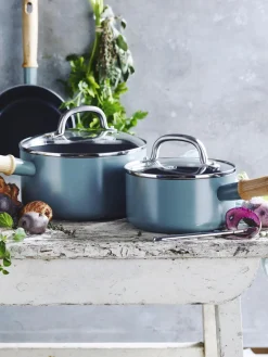 Best Batería de cocina antiadherente Mayflower, 6 pzas. Ollas|Ollas