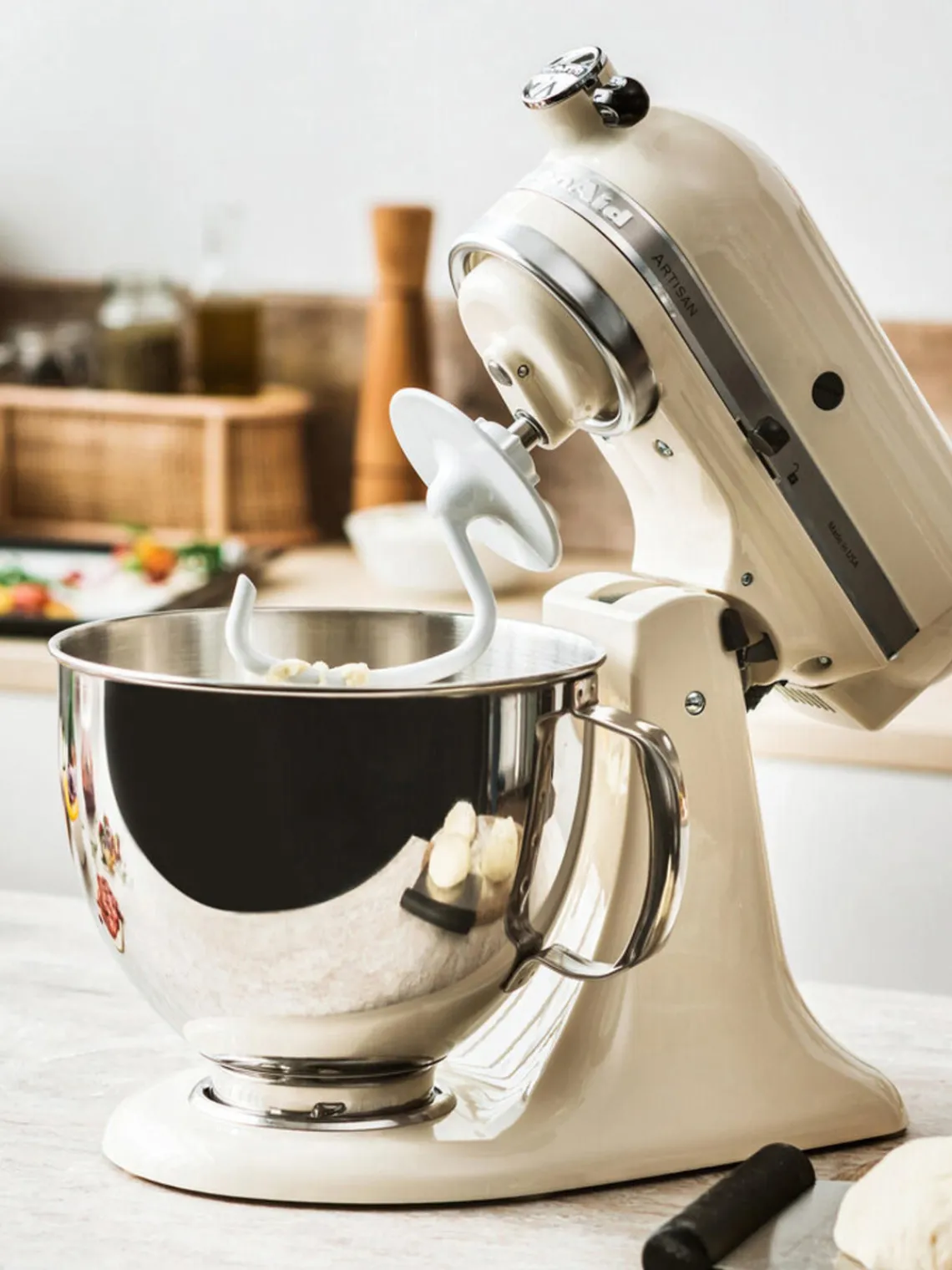 Aparatos De Cocina|Aparatos De Cocina>KitchenAid Batidora Artisan Beige claro mate