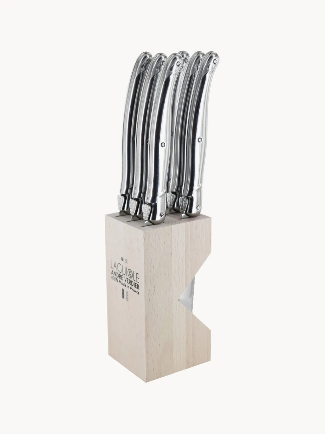 Hot Bloque de 6 cuchillos Debutant Inox Cuchillos De Cocina Y Bloques|Cuchillos De Cocina