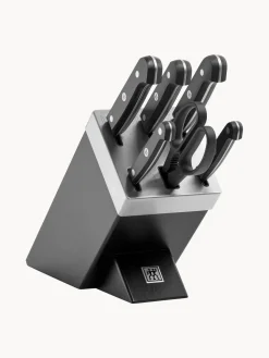 Cuchillos De Cocina Y Bloques|Cuchillos De Cocina>ZWILLING Bloque de cuchillos autoafilables Gourmet, 7 pzas. Negro